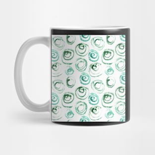 Dry brush swirls Mug